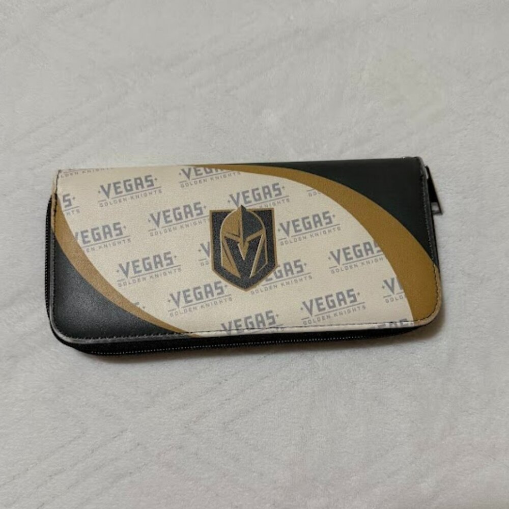 Vegas Golden Knights NHL Women's Zip Organizer Wallet / Purse Sports Hockey Gift
